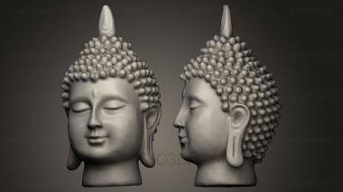 Buddha figurines (STKBD_0020) 3D model for CNC machine